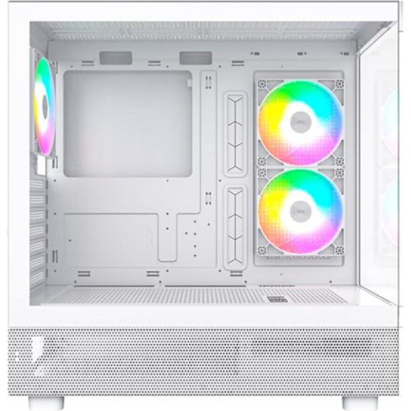 Корпус Montech XR, White, Mid Tower, без БЖ, для ATX / Micro ATX / Mini ITX, Type-C / 2xUSB 3.0, макс. CPU - 175 мм / GPU - 420 мм, 3x120 мм ARGB, бічна та передня панель із загартованого скла