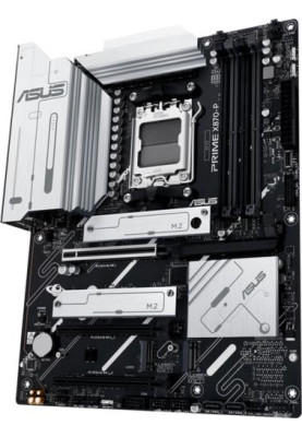 Материнська плата AM5 Asus PRIME X870-P, X870, 4xDDR5, Int.Video (CPU), 2xSATA3, 4xM.2, 1xPCI-E 5.0 x16, 2xPCI-E 4.0 x16, Realtek 7.1, Realtek 2.5Gb, HDMI/Type-C, ATX
