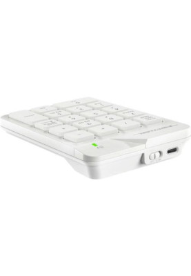Клавіатура бездротова A4Tech FGK21C "Fstyler", White, USB 2.4GHz, цифрова (18 низькопрофільних кнопок), Type-C, акумулятор