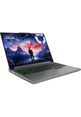 Ноутбук Lenovo Legion 5 16IRX9, Luna Grey, 16" (2560x1600, IPS), Core i7-14650HX (16x2.2-5.1 GHz), 16Gb DDR5, 1Tb NVMe, GeForce RTX 4060 (8Gb), WiFi 6E, Bluetooth 5.2, Web, 2xType-C / 3xUSB 3.0, HDMI, 80 Wh, Windows 11 Home (83DG00KKRA)