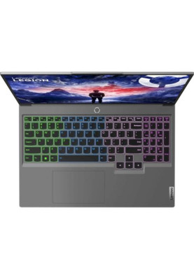 Ноутбук Lenovo Legion 5 16IRX9, Luna Grey, 16" (2560x1600, IPS), Core i7-14650HX (16x2.2-5.1 GHz), 16Gb DDR5, 1Tb NVMe, GeForce RTX 4060 (8Gb), WiFi 6E, Bluetooth 5.2, Web, 2xType-C / 3xUSB 3.0, HDMI, 80 Wh, Windows 11 Home (83DG00KKRA)