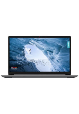 Ноутбук Lenovo ideapad 1 15IJL7, Cloud Grey, 15.6" (1920x1080, IPS), Celeron N4500 (2x1.10-2.8 GHz), 8Gb DDR4, 512Gb NVMe, UHD Graphics, WiFi 6, Bluetooth 5.2, Web, 1xType-C / 1xUSB 3.0 / 1xUSB 2.0, HDMI, 42 Wh, Без ОС (82LX00AKRA)
