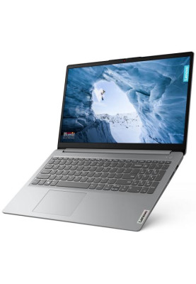Ноутбук Lenovo ideapad 1 15IJL7, Cloud Grey, 15.6" (1920x1080, IPS), Celeron N4500 (2x1.10-2.8 GHz), 8Gb DDR4, 512Gb NVMe, UHD Graphics, WiFi 6, Bluetooth 5.2, Web, 1xType-C / 1xUSB 3.0 / 1xUSB 2.0, HDMI, 42 Wh, Без ОС (82LX00AKRA)