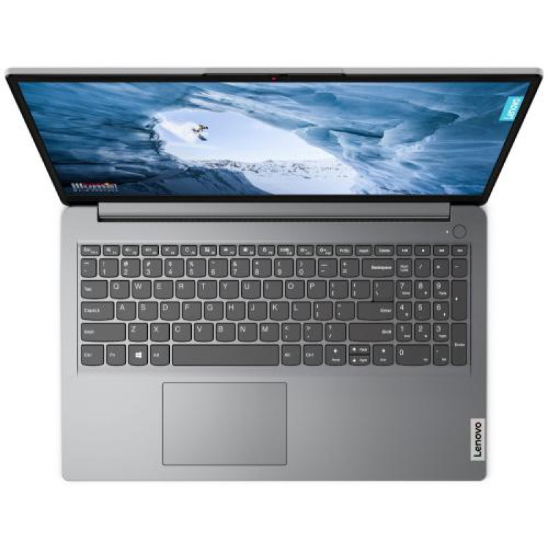 Ноутбук Lenovo ideapad 1 15IJL7, Cloud Grey, 15.6" (1920x1080, IPS), Celeron N4500 (2x1.10-2.8 GHz), 8Gb DDR4, 512Gb NVMe, UHD Graphics, WiFi 6, Bluetooth 5.2, Web, 1xType-C / 1xUSB 3.0 / 1xUSB 2.0, HDMI, 42 Wh, Без ОС (82LX00AKRA)