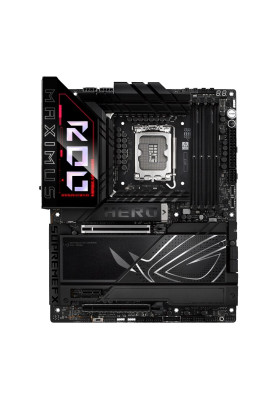 Материнська плата LGA1851, Asus ROG MAXIMUS Z890 HERO, Z890, 4xDDR5, 1xPCI-E 5.0 x16, 1xPCI-E 4.0 x16, 1xPCI-E 4.0 x1, 4xSATA3, 6xM.2, SlimSAS, ALC4082 + ESS ES9219, Intel 2.5Gb + Realtek 2.5Gb, WiFi 7, Bluetooth 5.4, HDMI/2xType-C, ATX