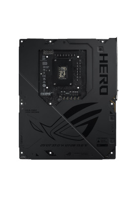 Материнська плата LGA1851, Asus ROG MAXIMUS Z890 HERO, Z890, 4xDDR5, 1xPCI-E 5.0 x16, 1xPCI-E 4.0 x16, 1xPCI-E 4.0 x1, 4xSATA3, 6xM.2, SlimSAS, ALC4082 + ESS ES9219, Intel 2.5Gb + Realtek 2.5Gb, WiFi 7, Bluetooth 5.4, HDMI/2xType-C, ATX
