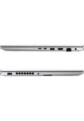 Ноутбук 15" Asus Vivobook Pro 15 K6502VV-MA026 Silver, 15.6" (2880x1620, OLED, 120Hz), Core i5-13500H (12x2.6-4.7 GHz), 16Gb DDR5, 512Gb SSD, GeForce RTX 4060 (8Gb), LAN, WiFi 6E, Bluetooth 5.2, Web, 2xType-C / 2xUSB 3.0, HDMI, 70 Wh, DOS (90NB1