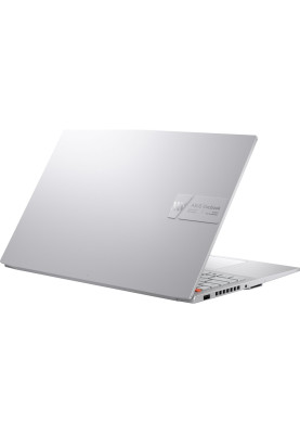 Ноутбук 15" Asus Vivobook Pro 15 K6502VV-MA026 Silver, 15.6" (2880x1620, OLED, 120Hz), Core i5-13500H (12x2.6-4.7 GHz), 16Gb DDR5, 512Gb SSD, GeForce RTX 4060 (8Gb), LAN, WiFi 6E, Bluetooth 5.2, Web, 2xType-C / 2xUSB 3.0, HDMI, 70 Wh, DOS (90NB1
