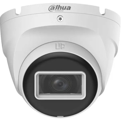 Камера HDCVI Dahua DH-HAC-T2A51P-U, White, 2880x1620, 5 Мп, f=2.8 мм CMOS, ІЧ підсвічування до 30 м, -40°C ~ +60°C, IP67