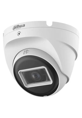 Камера HDCVI Dahua DH-HAC-T2A51P-U, White, 2880x1620, 5 Мп, f=2.8 мм CMOS, ІЧ підсвічування до 30 м, -40°C ~ +60°C, IP67