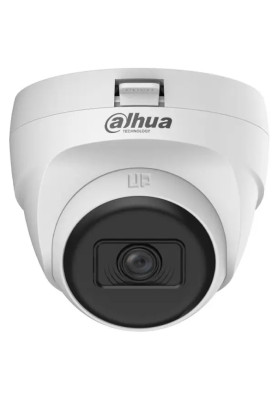 Камера HDCVI Dahua DH-HAC-T1A51P-U, White, 2880x1620, 5 Мп, f=2.8 мм CMOS, ІЧ підсвічування до 25 м, -40°C ~ +55°C