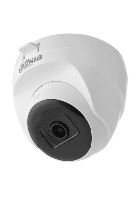 Камера HDCVI Dahua DH-HAC-T1A51P-U, White, 2880x1620, 5 Мп, f=2.8 мм CMOS, ІЧ підсвічування до 25 м, -40°C ~ +55°C