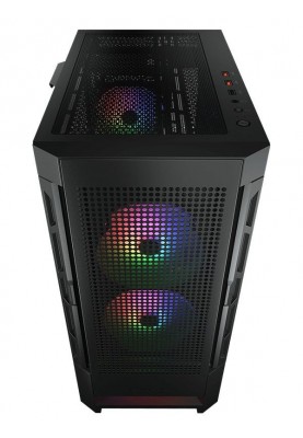 Корпус Cougar Airface Black, без БЖ, Midi Tower, Mini ITX / Micro ATX / ATX / EATX, USB 3.0 x2, USB 2.0 x1, 1 x 120-мм Fan, 386 x 230 x 491 мм