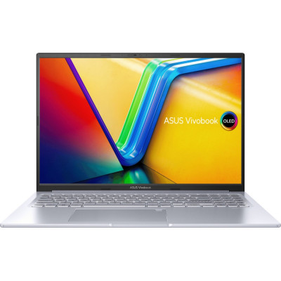 Ноутбук 16" Asus VivoBook 16X OLED M3604YA-L2285 Silver 16" (3840x2400, OLED, 60Hz) , AMD Ryzen 5 7430U (6x2.3-4.3GHz), 16GB DDR4, SSD 512GB, AMD Radeon, WiFi 6E, BT 5.3, Web, 1xType-C/2xUSB 3.2/1xUSB2.0, HDMI, 63 Wh, noOS (90NB11A2-M00CM0)