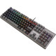 Клавіатура A4Tech FS100 Stone Black "Fstyler", Black/Grey, USB, 10 режимів підсвічування, 1.8 м, UA/RU/US