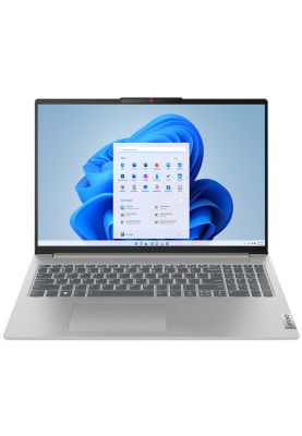 Ноутбук 16" Lenovo ideapadSlim 5 16ABR8 (82XG009HRA) Grey 16" (1920x1200, IPS, 60Hz), AMD Ryzen 5 7430U(6x2,3-4,3GHz), 16Gb DDR4, SSD 512Gb, AMD Radeon, Web, Wi-Fi 6, BT 5.2, 2xType-C/2xUSB3.2, HDMI, 75.4Wh, noOS (пошкоджено упаковку)