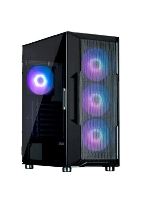 Корпус Zalman i3 NEO ARGB, Black, Mid Tower, без БЖ, для ATX / Micro ATX / Mini ITX, 2xUSB 3.0 / 1xUSB 2.0, макс. CPU - 160 мм / VGA - 355 мм, 4x120 мм ARGB, бічна панель із загартованого скла