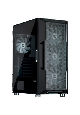 Корпус Zalman i3 NEO ARGB, Black, Mid Tower, без БЖ, для ATX / Micro ATX / Mini ITX, 2xUSB 3.0 / 1xUSB 2.0, макс. CPU - 160 мм / VGA - 355 мм, 4x120 мм ARGB, бічна панель із загартованого скла
