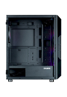 Корпус Zalman i3 NEO ARGB, Black, Mid Tower, без БЖ, для ATX / Micro ATX / Mini ITX, 2xUSB 3.0 / 1xUSB 2.0, макс. CPU - 160 мм / VGA - 355 мм, 4x120 мм ARGB, бічна панель із загартованого скла