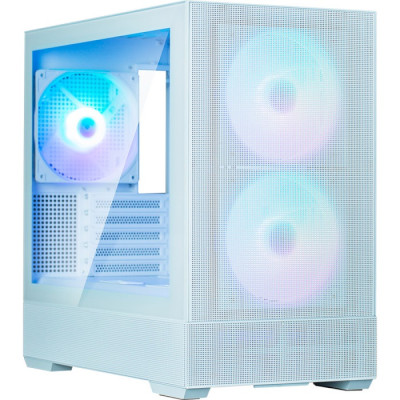Корпус Zalman P30 AIR, White, Mini Tower, без БЖ, для Micro ATX / Mini ITX, 1xType-C / 1xUSB 3.0, макс. CPU - 181 мм / VGA - 392 мм, 3x140 мм ARGB, бічна панель із загартованого скла