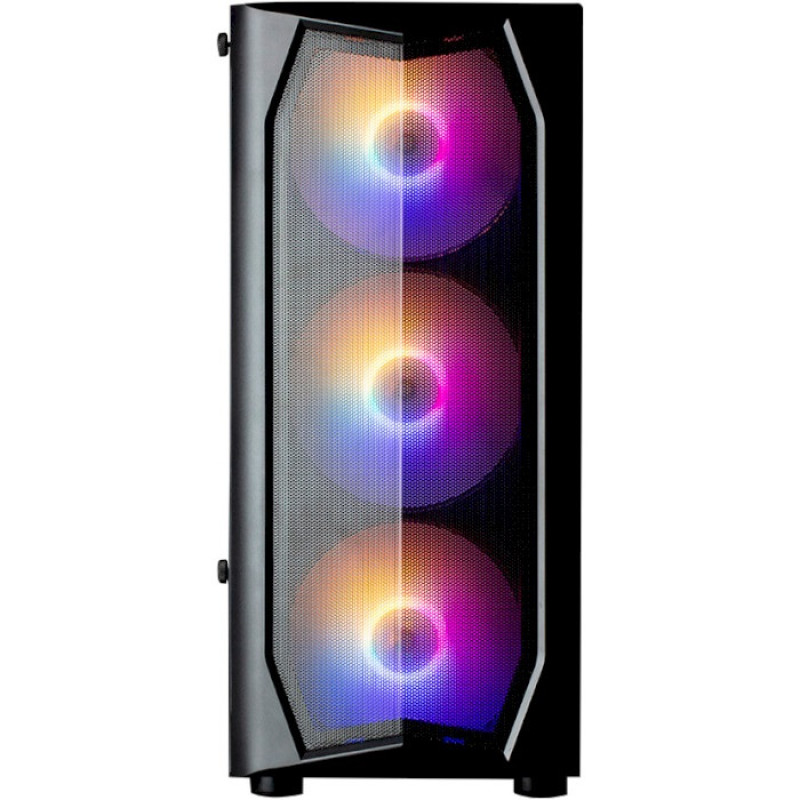 Корпус Zalman N4 (Rev.1), Black, Mid Tower, без БЖ, для ATX / Micro ATX / Mini ITX, 1xUSB 3.0 / 2xUSB 2.0, макс. CPU - 163 мм / VGA - 315 мм, 3x140 мм RGB / 3x120 мм RGB, бічна панель із загартованого скла
