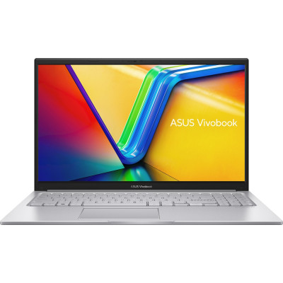 Ноутбук 15" Asus VivoBook 15 X1504ZA-BQ606 Silver 15.6" (1920x1080, IPS, 60Hz) , Intel Core i3-1215U (6x1.2-4.4GHz), 8GB DDR4, SSD 512GB, Intel UHD Graphics, WiFi 6E, Bluetooth 5.3, Web, 1xType-C/2xUSB 3.2/1xUSB2.0, HDMI, 42 Wh, DOS