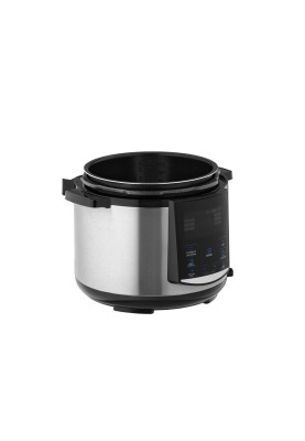 Мультиварка-скороварка Ardesto MPC-P225, Silver, 900W, 5л, 22 програми, керування сенсорне, дисплей, регулювання температури, таймер, регулювання температури, книга рецептів