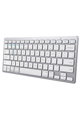 Клавіатура бездротова Trust, Silver, Bluetooth, 2xAAA (25486)