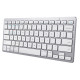 Клавіатура бездротова Trust, Silver, Bluetooth, 2xAAA (25486)