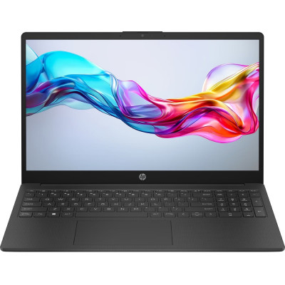 Ноутбук 15" HP 15-fd1077ua (B23D4EA) Black 15.6" (1920x1080, IPS, 60Hz), Intel Core 7-150U(10x1.8-5.4GHz), 16GB DDR4, 1TB SSD, Intel Iris Xe, Web, Wi-Fi 6, BT 5.2, 1xType-C/2xUSB3.2, HDMI, 41Wh, Підсвічування, DOS