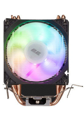 Кулер для процесора 2E Gaming Air Cool AC90D4 ARGB, алюміній, мідні теплові трубки, 1x90 мм ARGB, для Intel 1700/1366/1200/115x, AMD AM5/AM4, до 130 Вт (2E-AC90D4-ARGB)