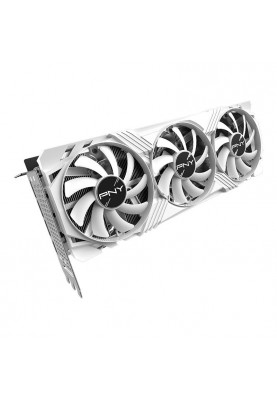 Відеокарта GeForce RTX 4070 Ti SUPER, PNY, VERTO OC (White Edition), 16Gb GDDR6X, 256-bit, HDMI/3xDP, 2655/21000 MHz, 16-pin (VCG4070TS16TFWXPB1-O)