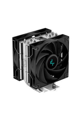 Кулер для процесора Deepcool AG400 PLUS, алюміній/мідь, 2x120 мм, для Intel 1851/1700/1200/115x, AMD AM5/AM4, до 220 Вт, висота 150 мм (R-AG400-BKNNMD-G)