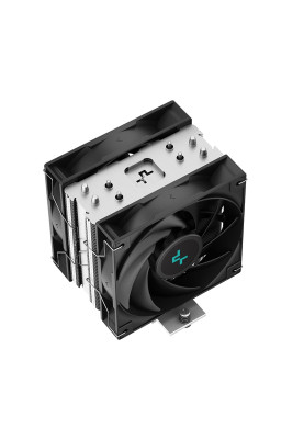 Кулер для процесора Deepcool AG400 PLUS, алюміній/мідь, 2x120 мм, для Intel 1851/1700/1200/115x, AMD AM5/AM4, до 220 Вт, висота 150 мм (R-AG400-BKNNMD-G)