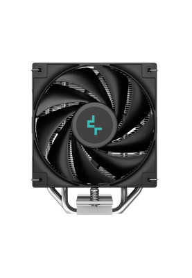 Кулер для процесора Deepcool AG400 PLUS, алюміній/мідь, 2x120 мм, для Intel 1851/1700/1200/115x, AMD AM5/AM4, до 220 Вт, висота 150 мм (R-AG400-BKNNMD-G)