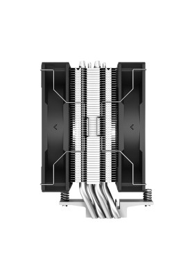 Кулер для процесора Deepcool AG400 PLUS, алюміній/мідь, 2x120 мм, для Intel 1851/1700/1200/115x, AMD AM5/AM4, до 220 Вт, висота 150 мм (R-AG400-BKNNMD-G)