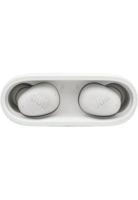 Навушники JBL Wave Buds 2, White, Bluetooth, мікрофон, чохол з функцією зарядки, технологія "JBL Deep Bass Sound" (JBLWBUDS2WHT)