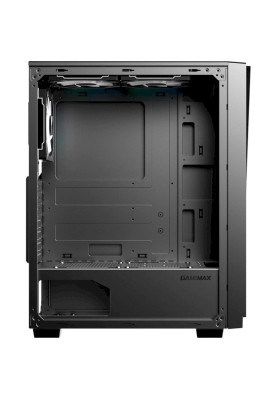 Корпус GameMax Prism, Black, без БЖ, Mid Tower, для ATX / MicroATX / Mini-ITX, 2xUSB 2.0 / 1xUSB 3.0, макс. CPU - 165 мм / VGA - 320 мм, 3x120 мм (PRISM)