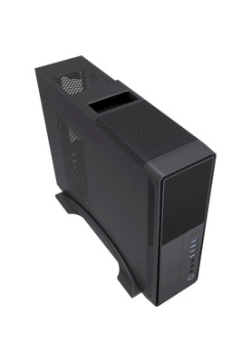 Корпус GameMax ST-612-2U3-TYC 400W, Black, БЖ 400 Вт, SFX, для Mini-ITX, 1xType-C / 2xUSB 3.0 / 2xUSB 2.0, макс. CPU - 83 мм / VGA - 170 мм, 1x80 мм (ST-612-2U3-TYC 400W)