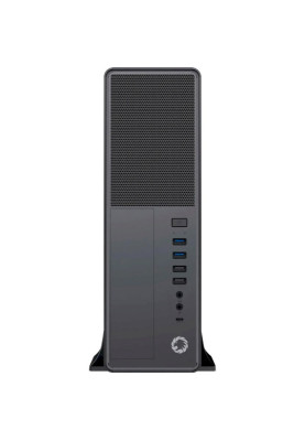 Корпус GameMax ST-612-2U3-TYC 400W, Black, БЖ 400 Вт, SFX, для Mini-ITX, 1xType-C / 2xUSB 3.0 / 2xUSB 2.0, макс. CPU - 83 мм / VGA - 170 мм, 1x80 мм (ST-612-2U3-TYC 400W)
