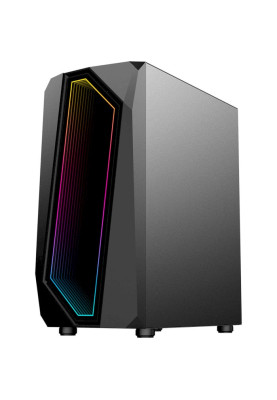 Корпус GameMax Time Bandit, Black, без БЖ, Mid Tower, для ATX / MicroATX / Mini-ITX, 2xUSB 2.0 / 1xUSB 3.0, макс. CPU - 170 мм / VGA - 330 мм, 2x140 мм (Time Bandit)