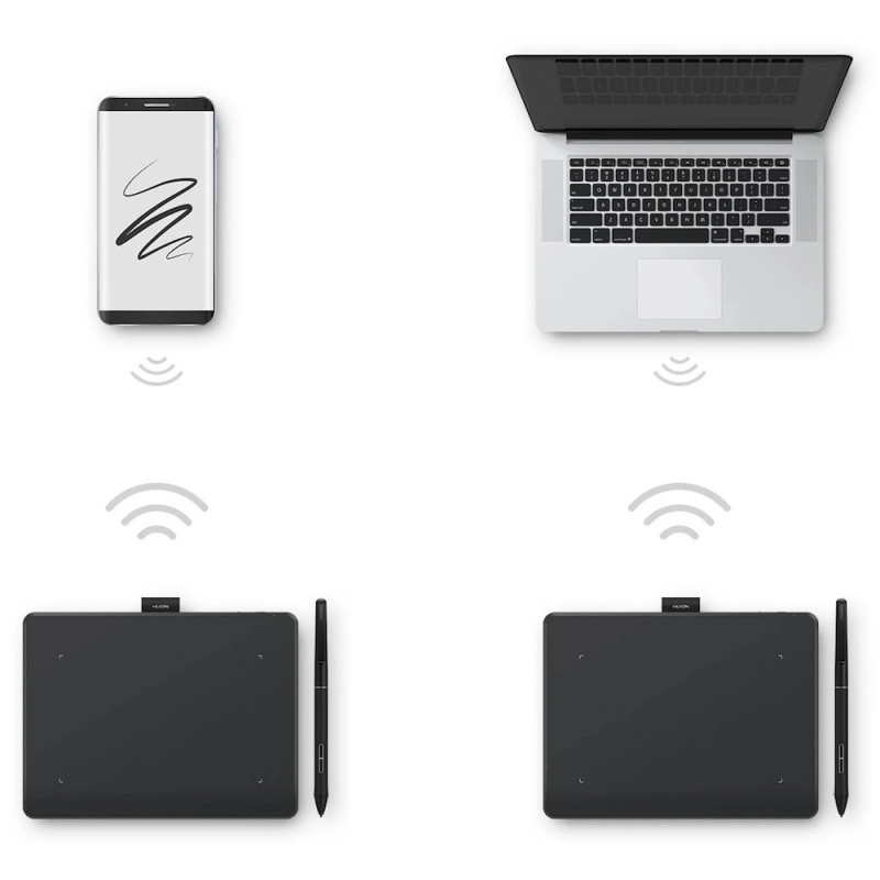 Планшет Huion Inspiroy Frego S (L310), Black, 5080 lpi, Bluetooth 5.0