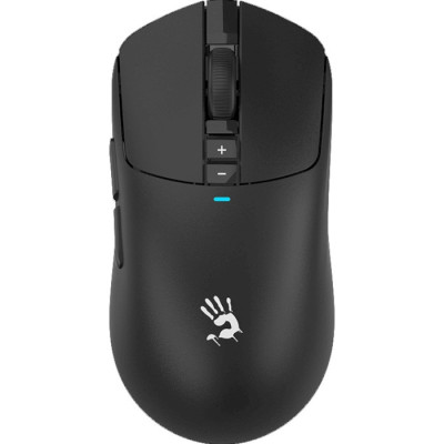 Миша бездротова Bloody R72 Ultra, Black, USB 2.4GHz, оптична (сенсор Alpha 20K), до 20 000 cpi, 350 IPS, 7 програмованих кнопок, акумулятор 300 mAh