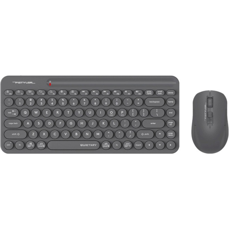 Комплект бездротовий A4Tech Fstyler FG3200 Air2 (Grey), Bluetooth / USB/Radio (USB)