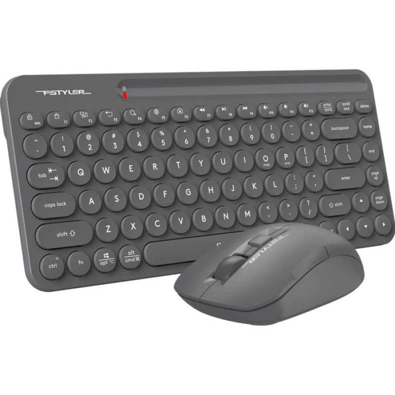 Комплект бездротовий A4Tech Fstyler FG3200 Air2 (Grey), Bluetooth / USB/Radio (USB)