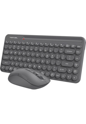 Комплект бездротовий A4Tech Fstyler FG3200 Air2 (Grey), Bluetooth / USB/Radio (USB)