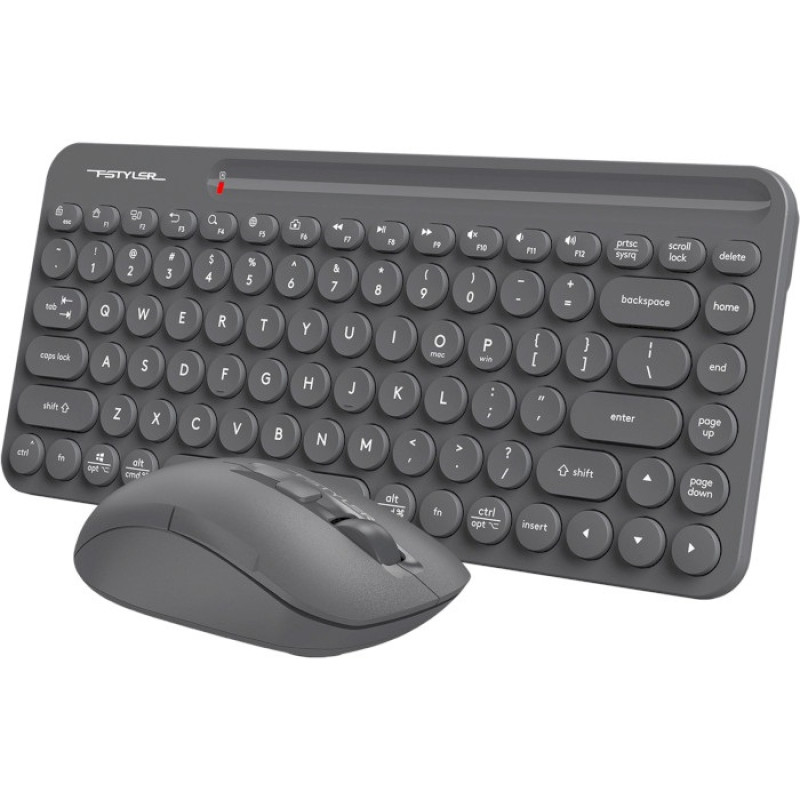 Комплект бездротовий A4Tech Fstyler FG3200 Air2 (Grey), Bluetooth / USB/Radio (USB)