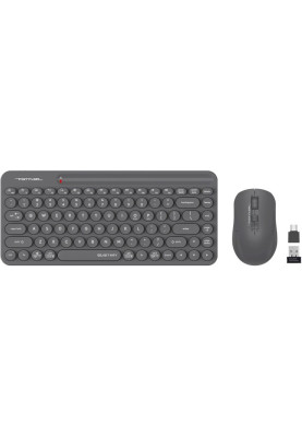 Комплект бездротовий A4Tech Fstyler FG3200 Air2 (Grey), Bluetooth / USB/Radio (USB)