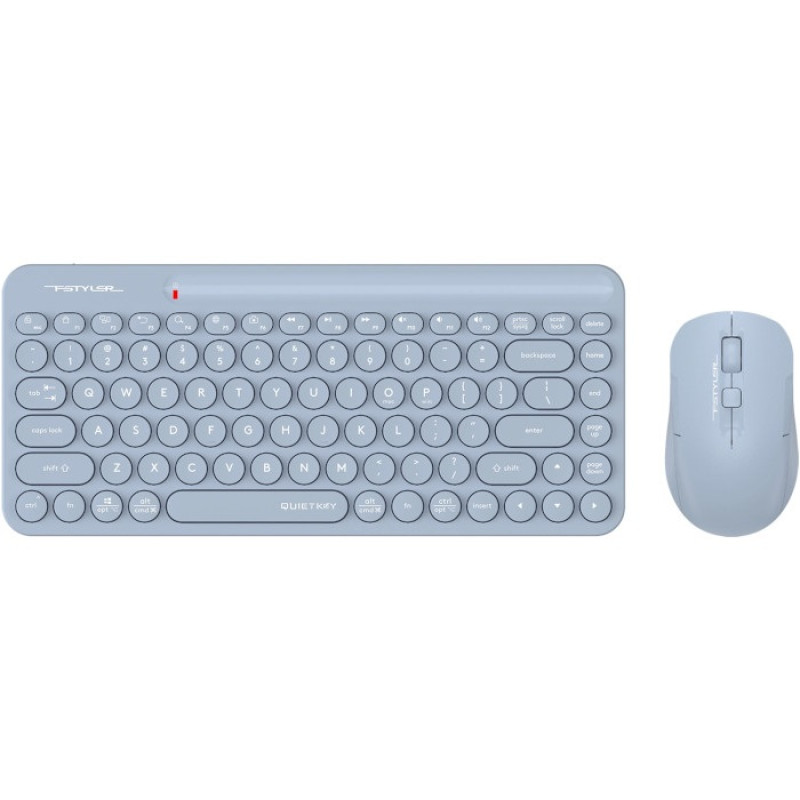 Комплект бездротовий A4Tech Fstyler FG3200 Air2 (Blue), Bluetooth / USB/Radio (USB)