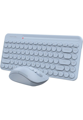 Комплект бездротовий A4Tech Fstyler FG3200 Air2 (Blue), Bluetooth / USB/Radio (USB)